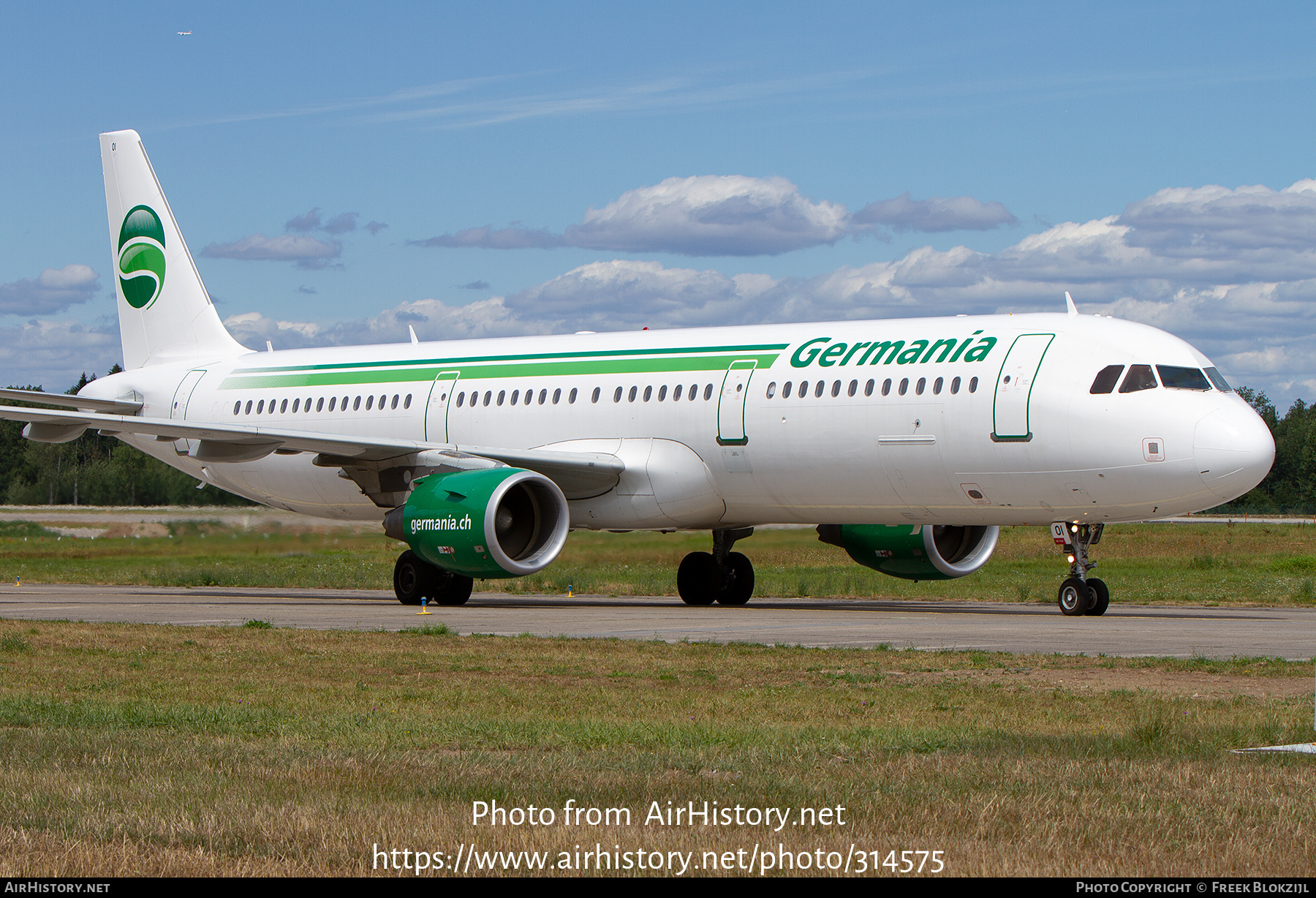 Aircraft Photo of HB-JOI | Airbus A321-211 | Germania | AirHistory.net #314575