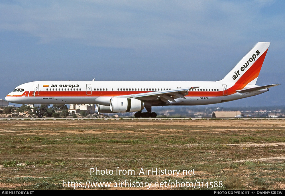 Aircraft Photo of EC-EOL | Boeing 757-236 | Air Europa | AirHistory.net #314588