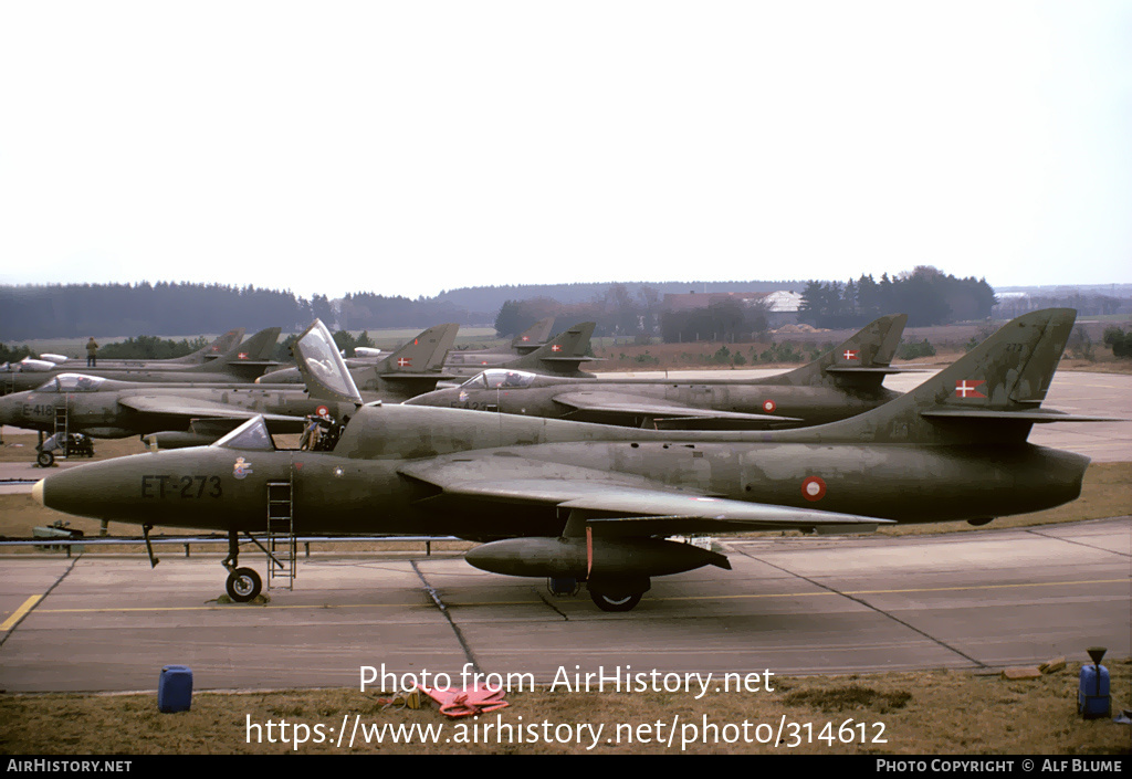 Aircraft Photo of ET-273 | Hawker Hunter T7 | Denmark - Air Force | AirHistory.net #314612