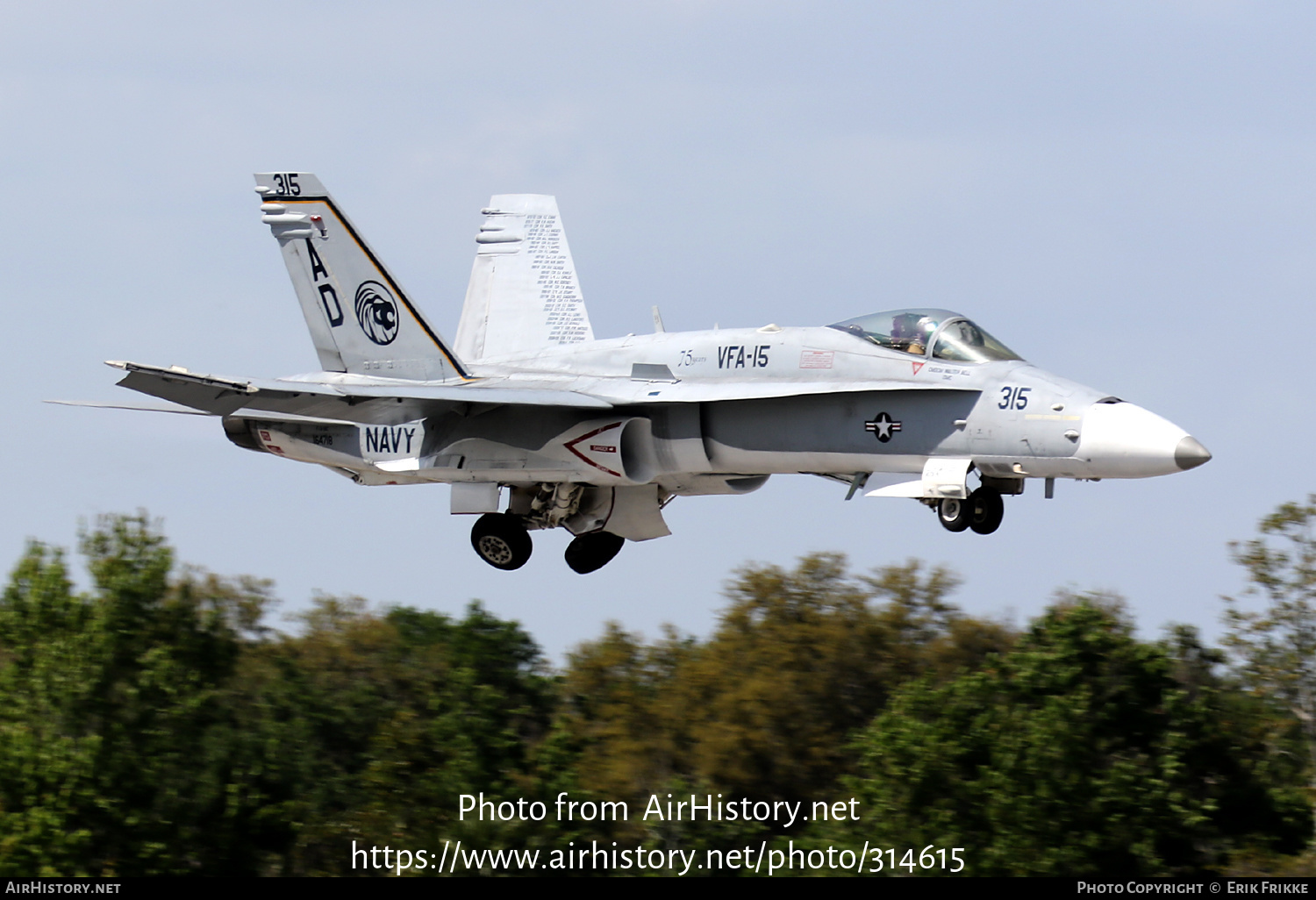 Aircraft Photo of 164718 | McDonnell Douglas F/A-18C Hornet | USA - Navy | AirHistory.net #314615