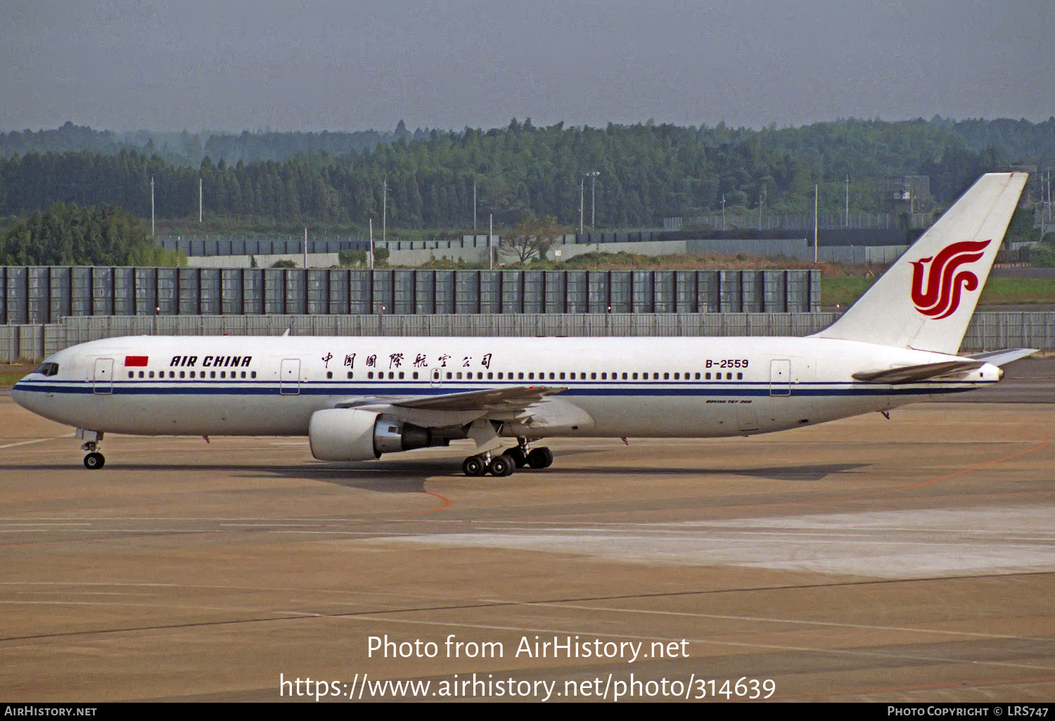 Aircraft Photo of B-2559 | Boeing 767-3J6 | Air China | AirHistory.net #314639