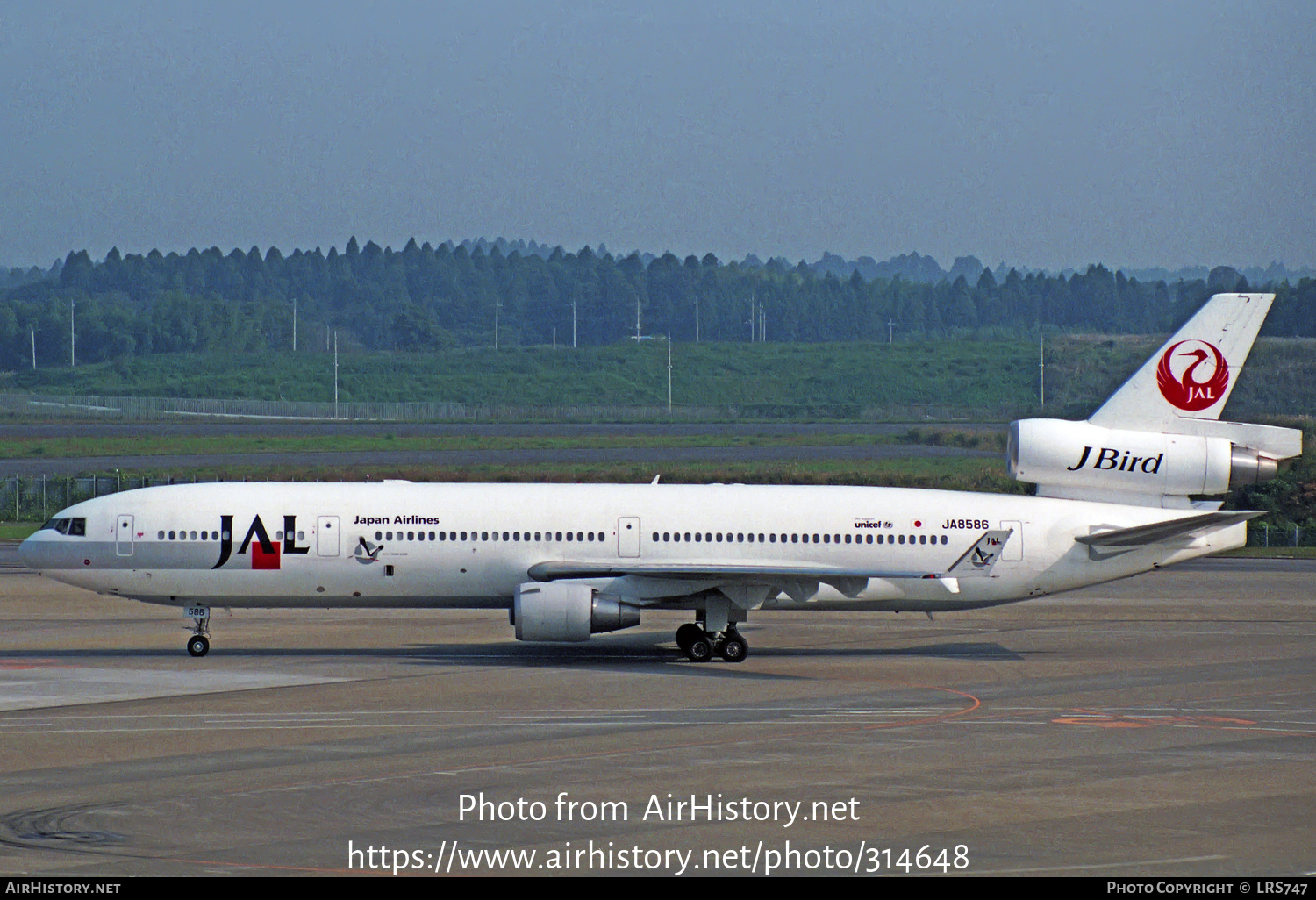 Aircraft Photo of JA8586 | McDonnell Douglas MD-11 | Japan Airlines - JAL | AirHistory.net #314648