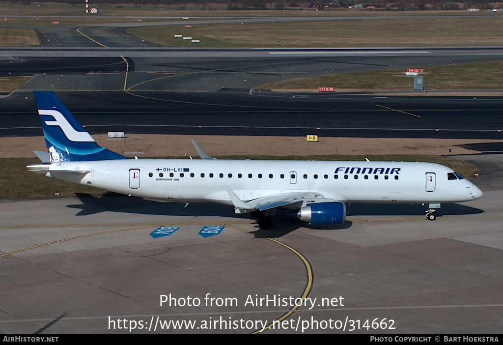 Aircraft Photo of OH-LKI | Embraer 190LR (ERJ-190-100LR) | Finnair | AirHistory.net #314662