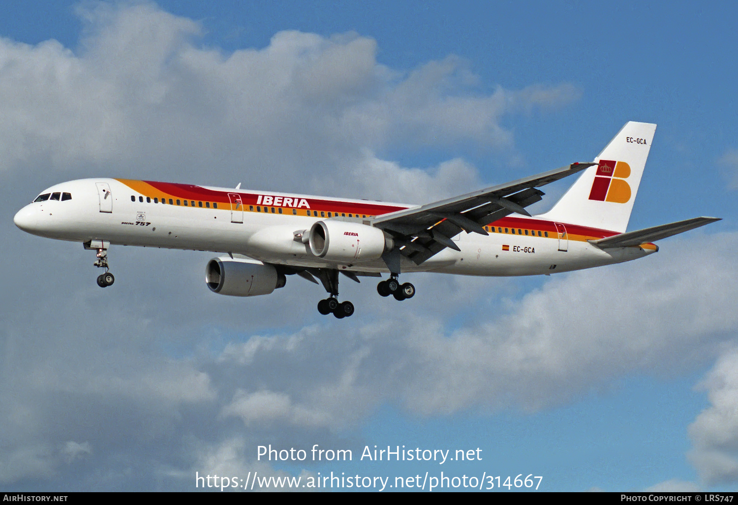 Aircraft Photo of EC-GCA | Boeing 757-236 | Iberia | AirHistory.net #314667