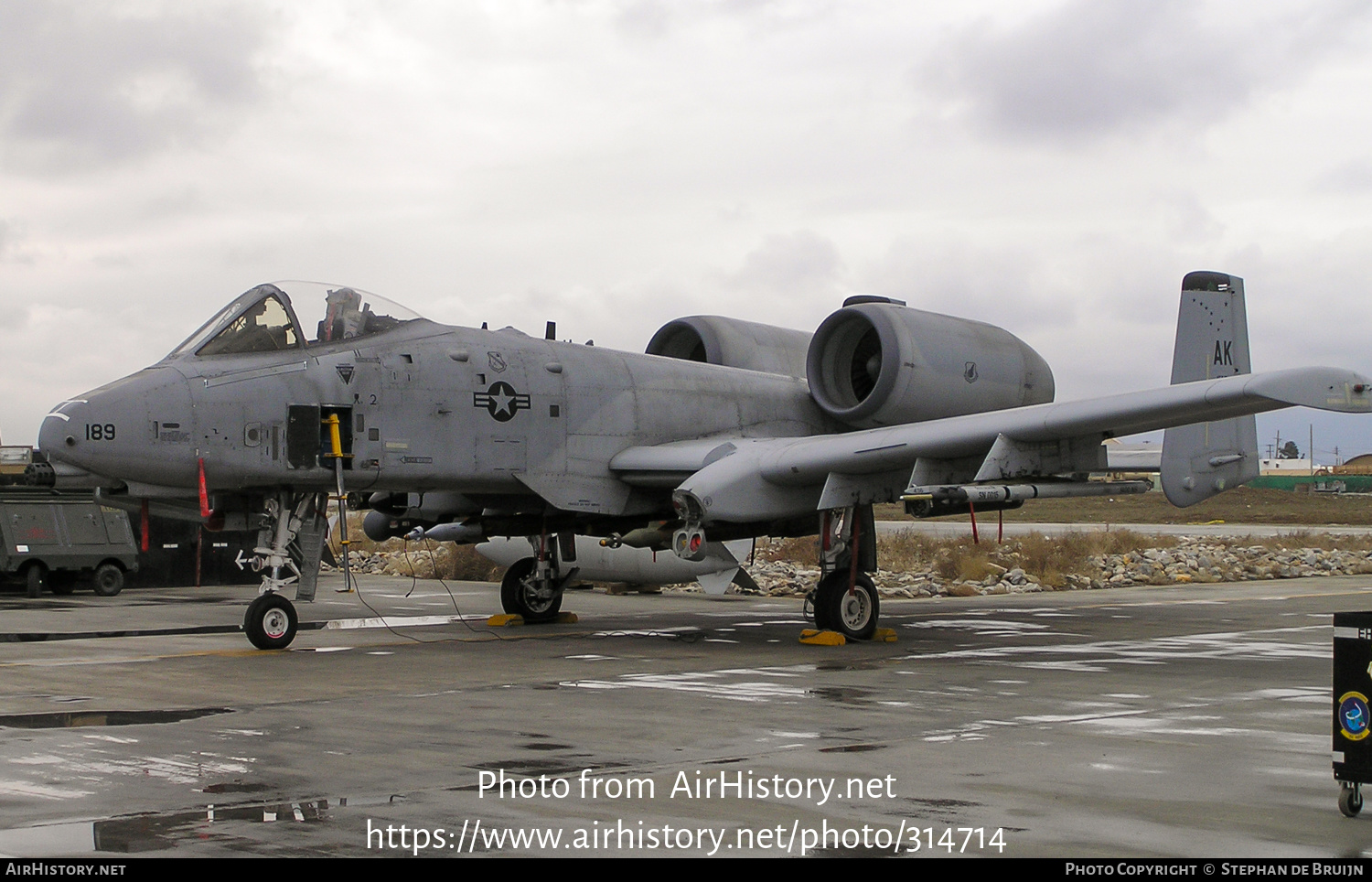 Aircraft Photo of 80-0189 / AF80-189 | Fairchild A-10A Thunderbolt II | USA - Air Force | AirHistory.net #314714