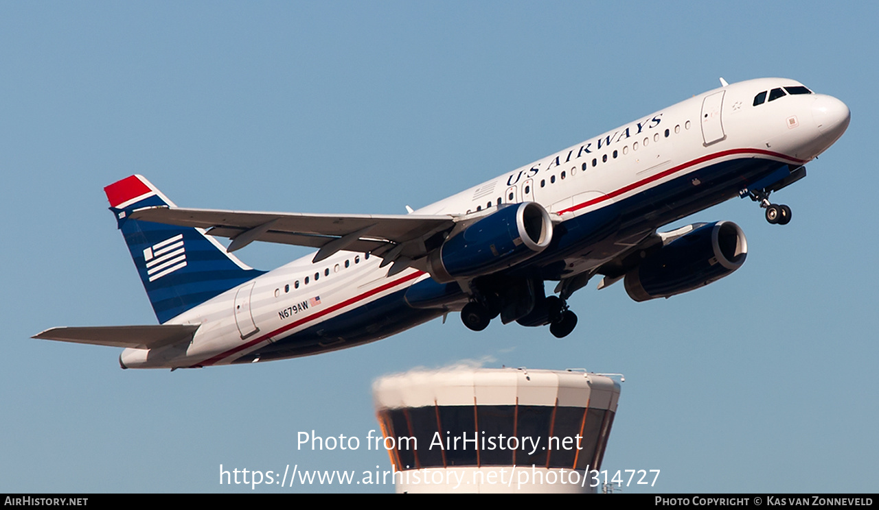 Aircraft Photo of N679AW | Airbus A320-232 | US Airways | AirHistory.net #314727