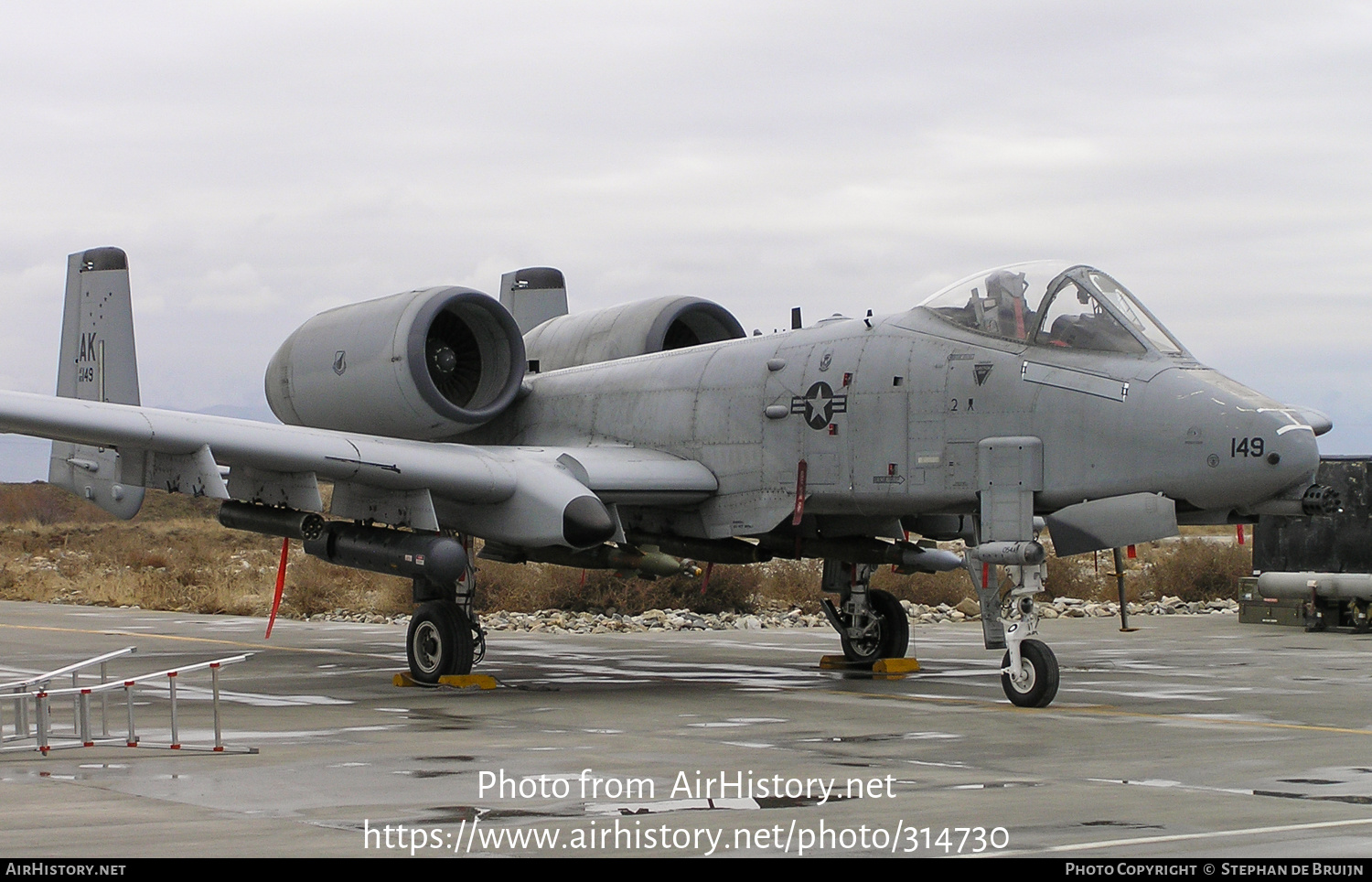 Aircraft Photo of 80-0149 / AF80-149 | Fairchild A-10A Thunderbolt II | USA - Air Force | AirHistory.net #314730