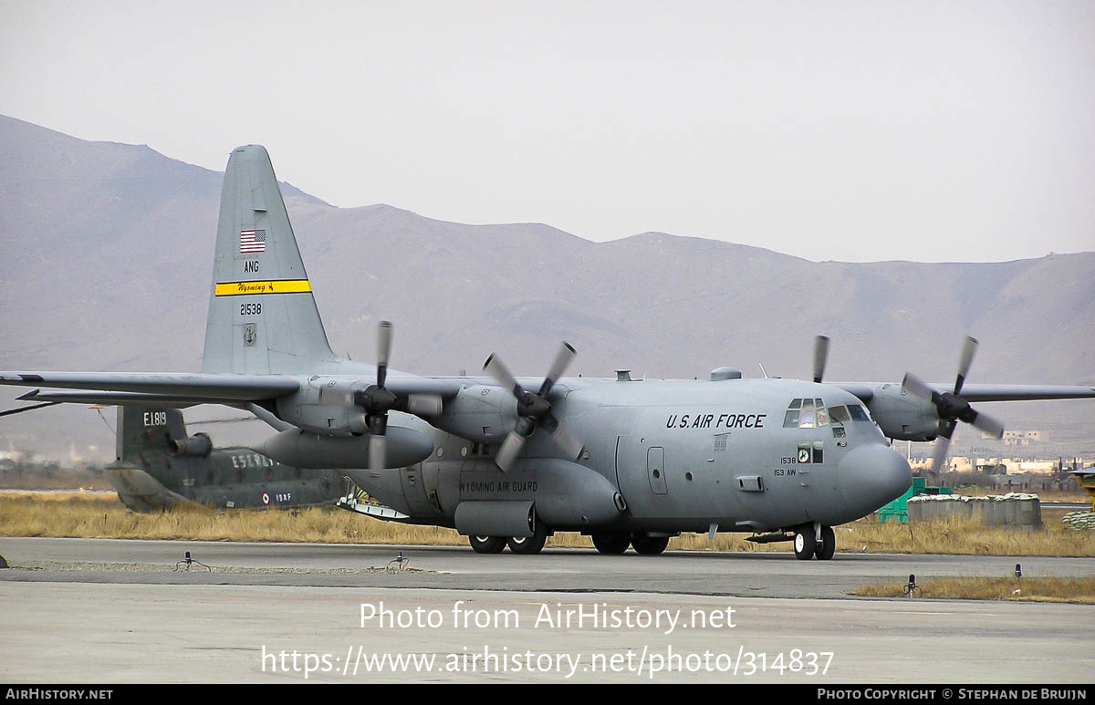 Aircraft Photo of 92-1538 / 21538 | Lockheed C-130H Hercules | USA - Air Force | AirHistory.net #314837