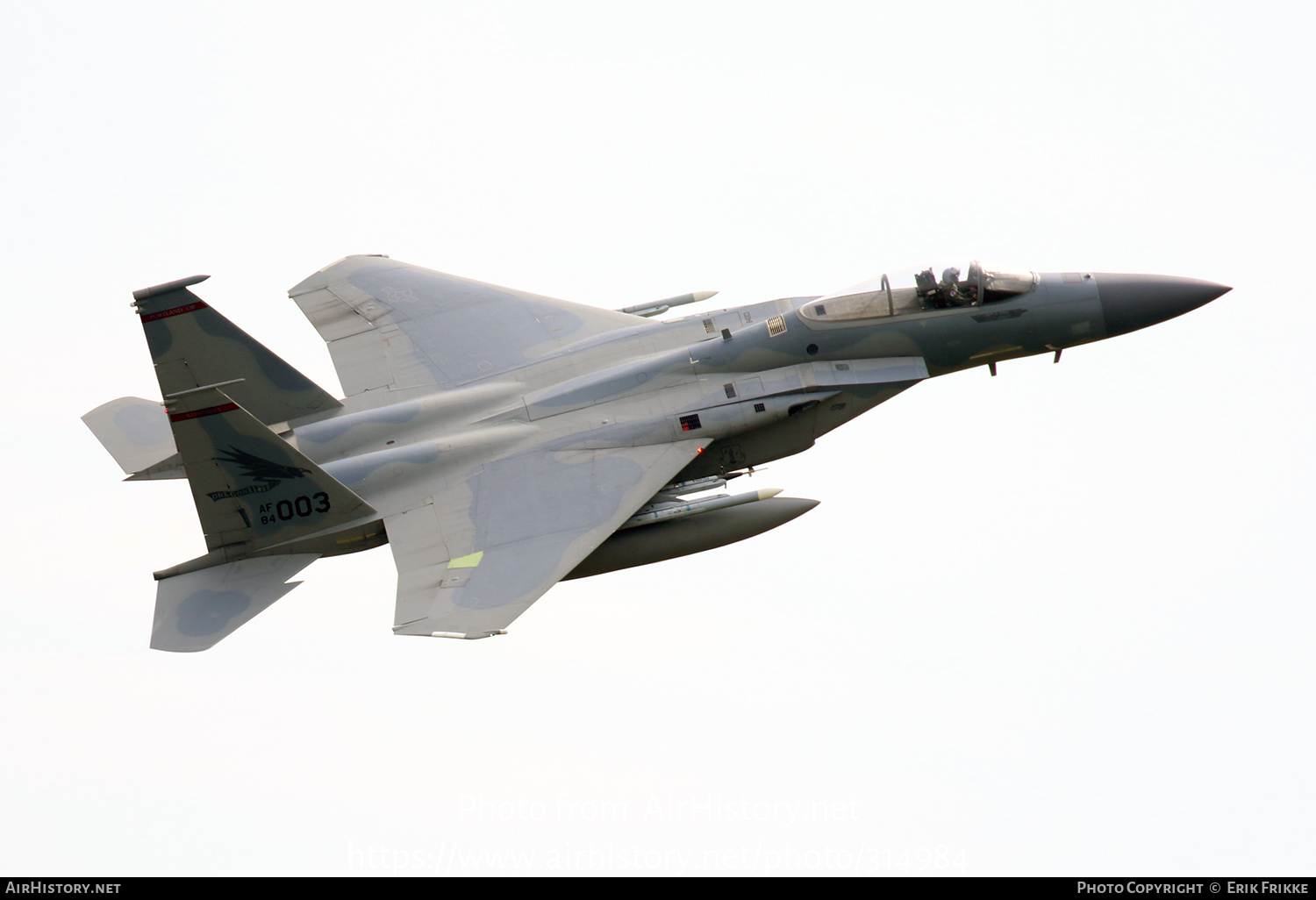 Aircraft Photo of 84-0003 / AF84-003 | McDonnell Douglas F-15C Eagle | USA - Air Force | AirHistory.net #314984