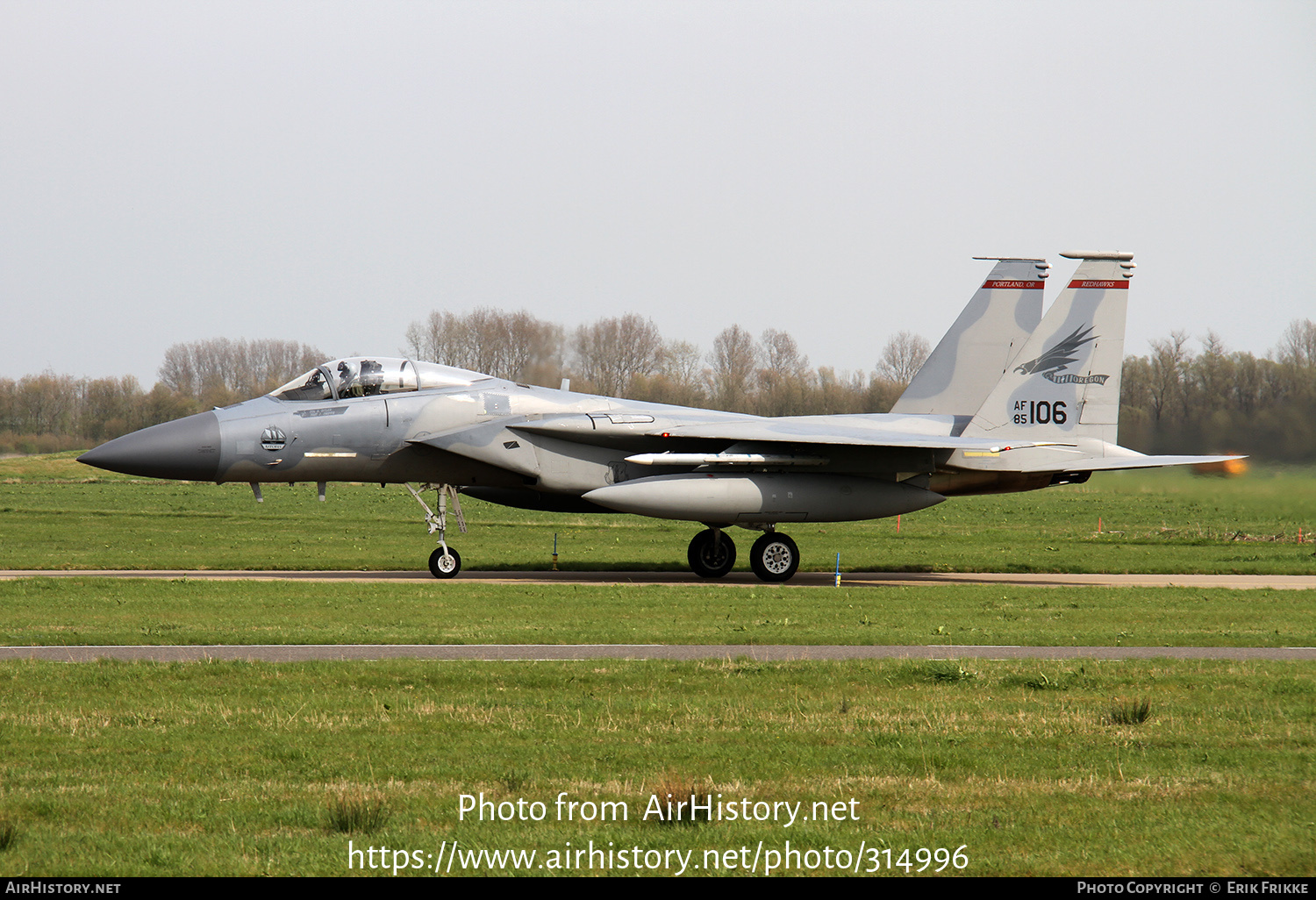 Aircraft Photo of 85-0106 / AF85-106 | McDonnell Douglas F-15C Eagle | USA - Air Force | AirHistory.net #314996