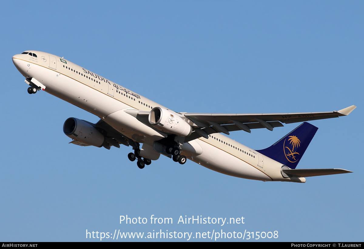 Aircraft Photo of HZ-AQ13 | Airbus A330-343E | Saudia - Saudi Arabian Airlines | AirHistory.net #315008