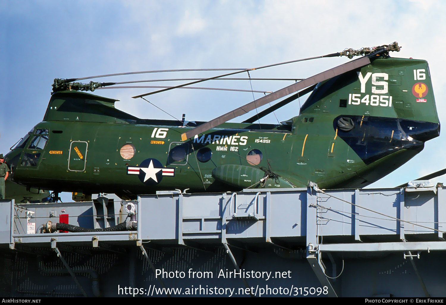 Aircraft Photo of 154851 | Boeing Vertol CH-46E Sea Knight | USA - Marines | AirHistory.net #315098