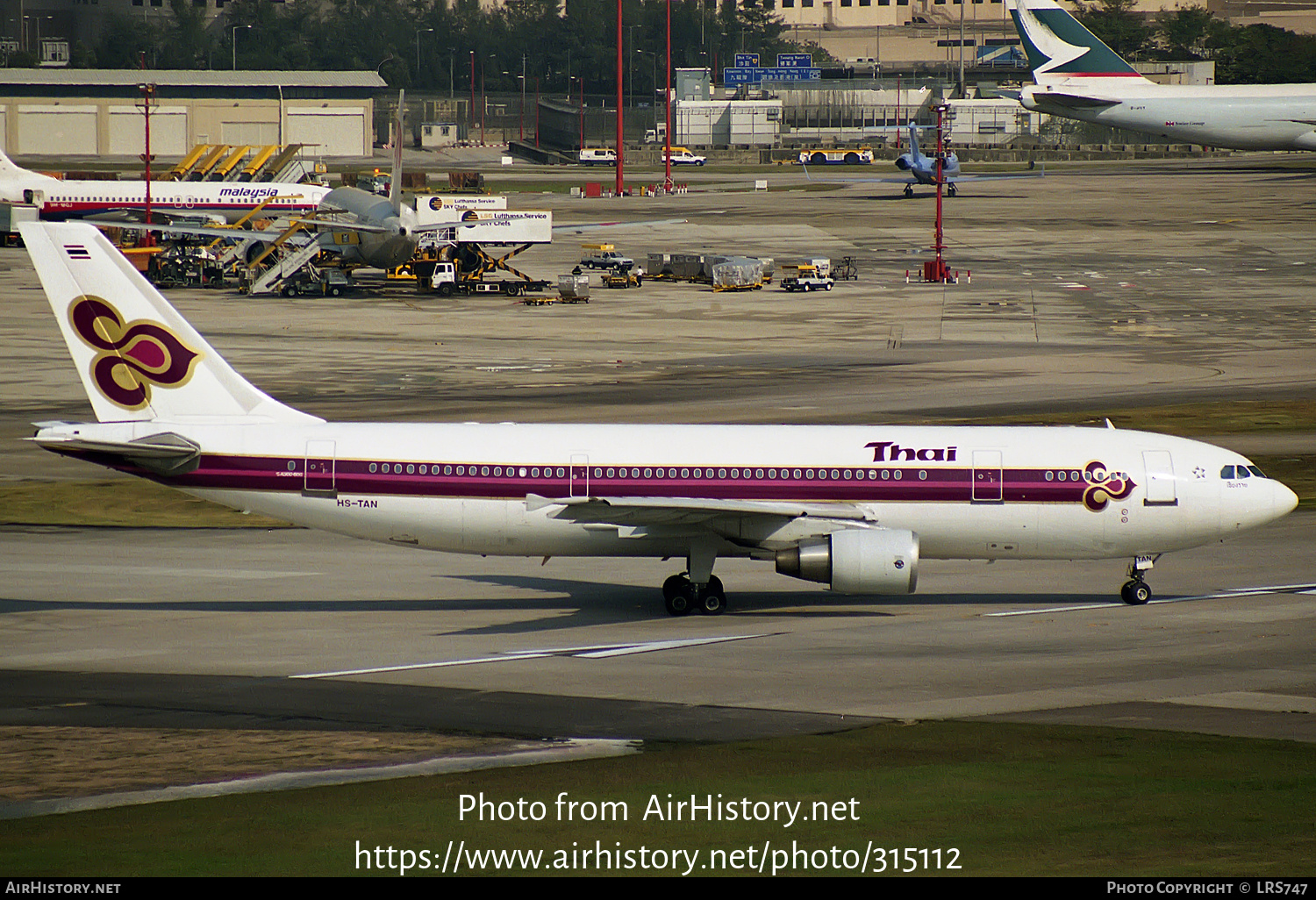 Aircraft Photo of HS-TAN | Airbus A300B4-622R | Thai Airways International | AirHistory.net #315112