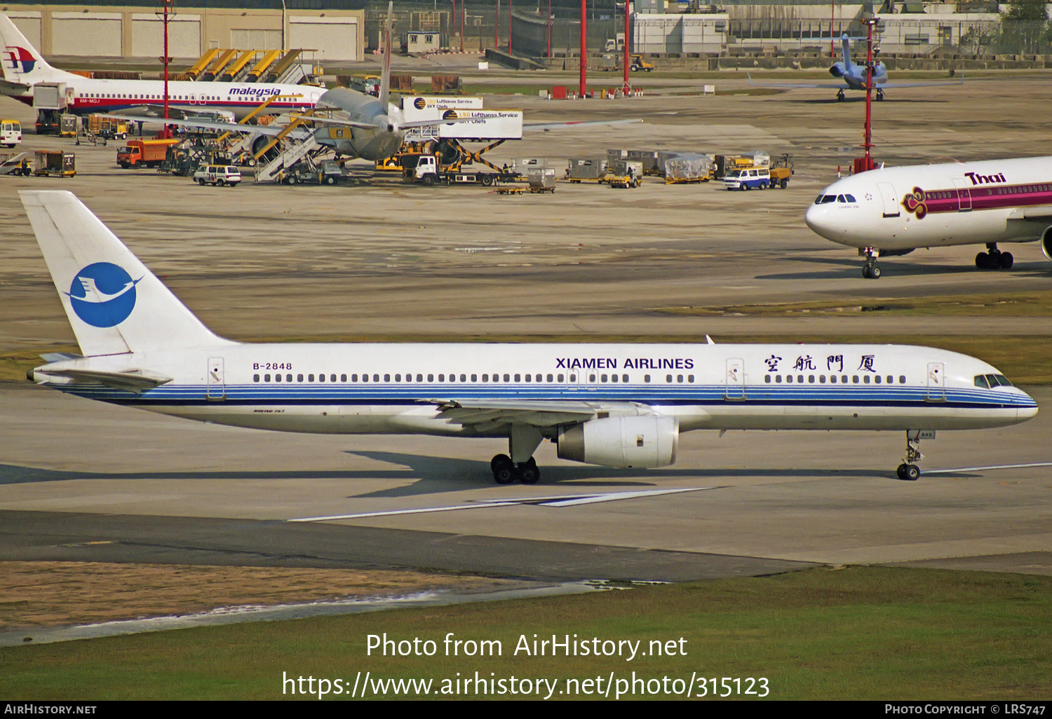 Aircraft Photo of B-2848 | Boeing 757-25C | Xiamen Airlines | AirHistory.net #315123