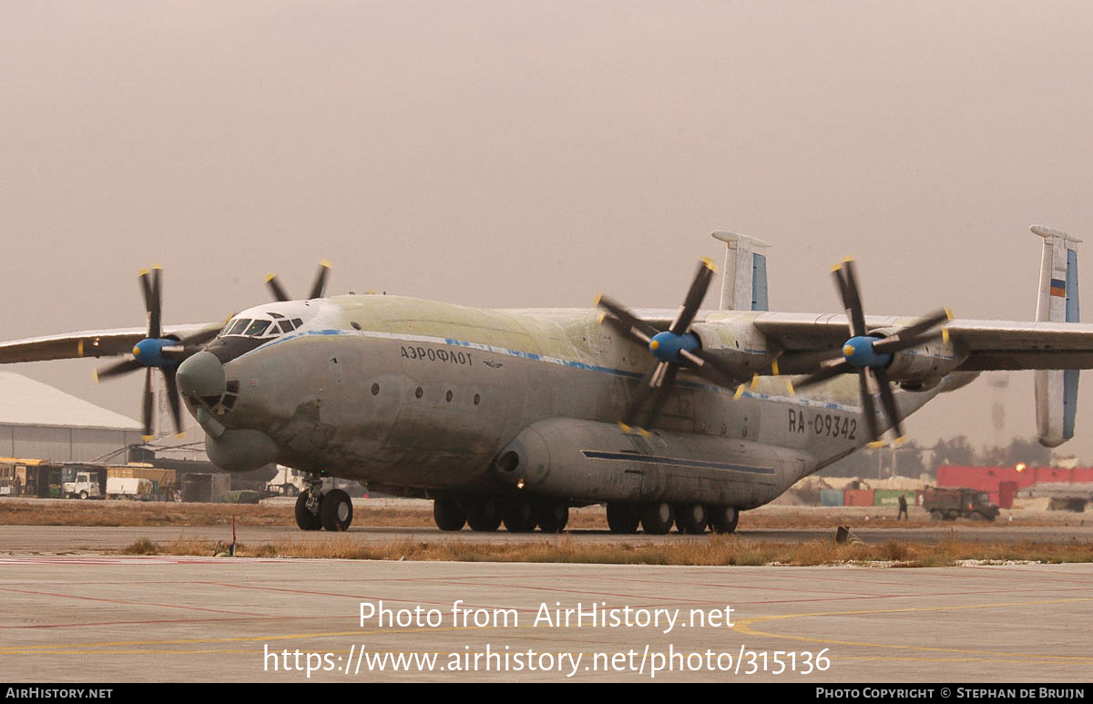 Aircraft Photo of RA-09342 | Antonov An-22A Antei | Aeroflot | AirHistory.net #315136