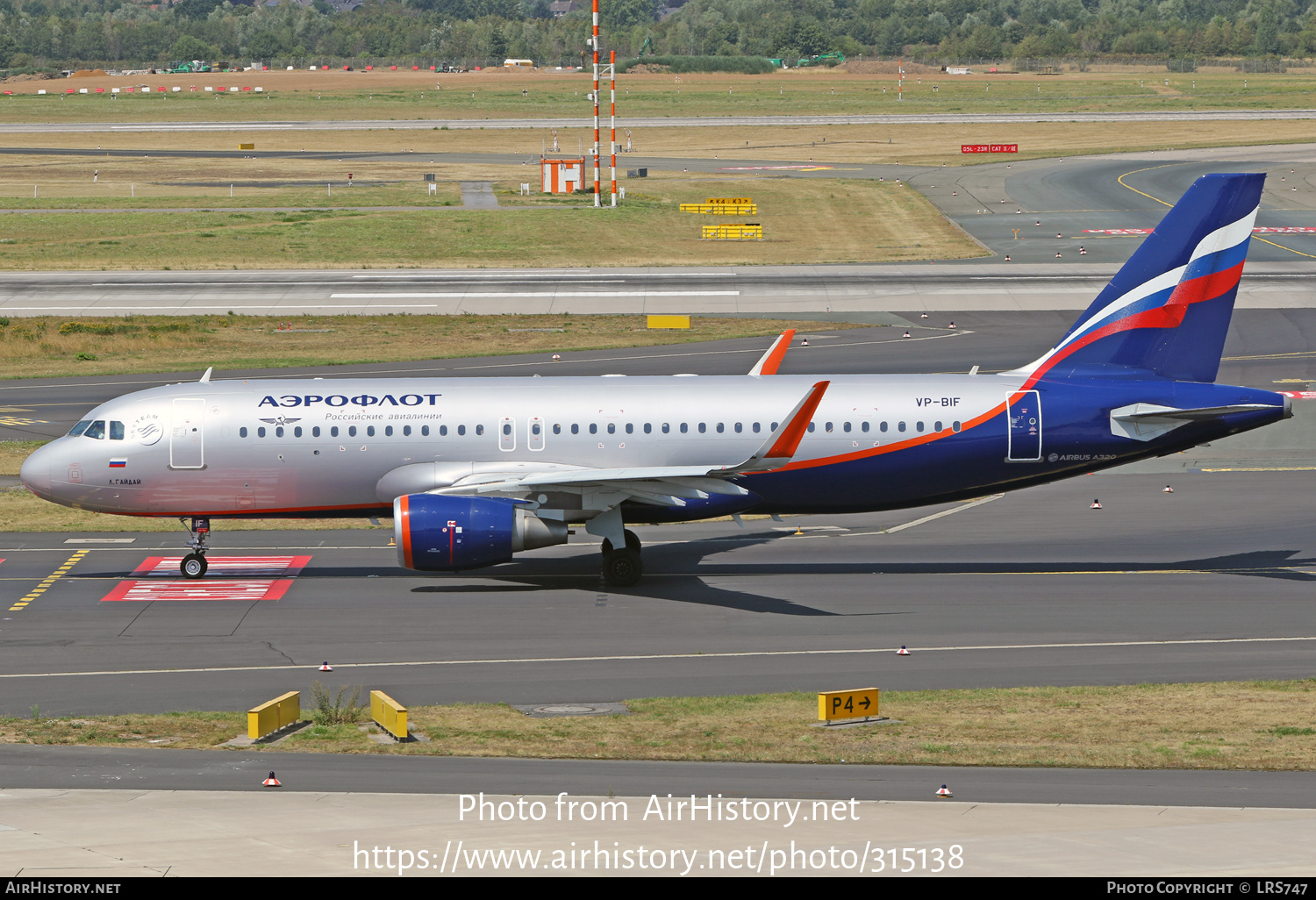 Aircraft Photo of VP-BIF | Airbus A320-214 | Aeroflot - Russian Airlines | AirHistory.net #315138