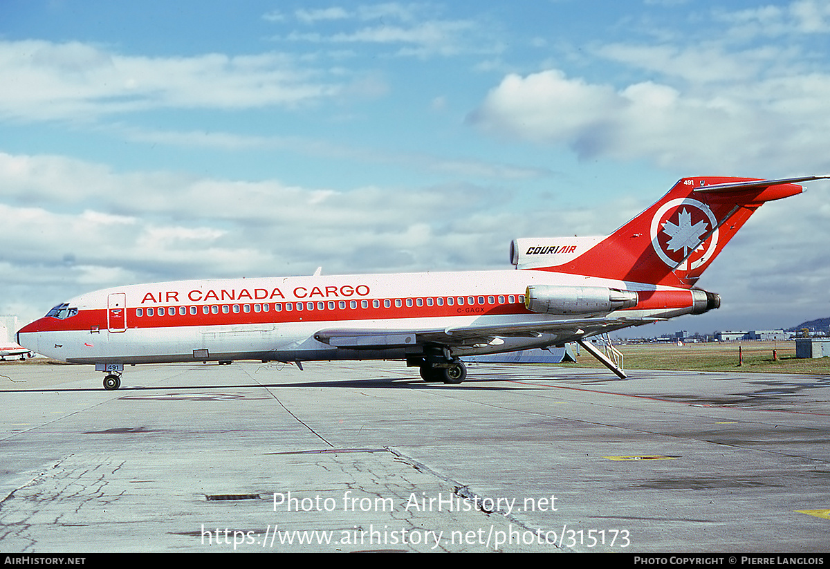 Aircraft Photo Of C GAGX Boeing 727 22C Air Canada Cargo   0315173 