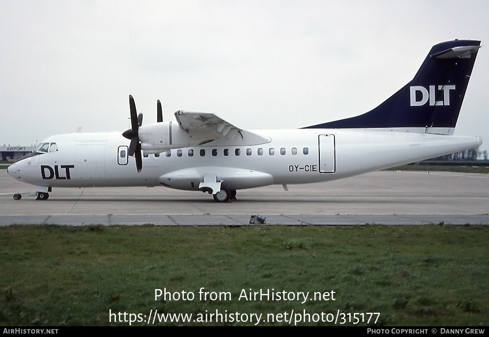 Aircraft Photo of OY-CIE | ATR ATR-42-300 | DLT - Deutsche Luftverkehrsgesellschaft | AirHistory.net #315177