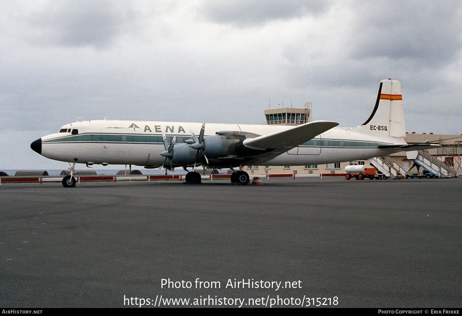 Aircraft Photo of EC-BSQ | Douglas DC-7C | Spantax | AirHistory.net #315218