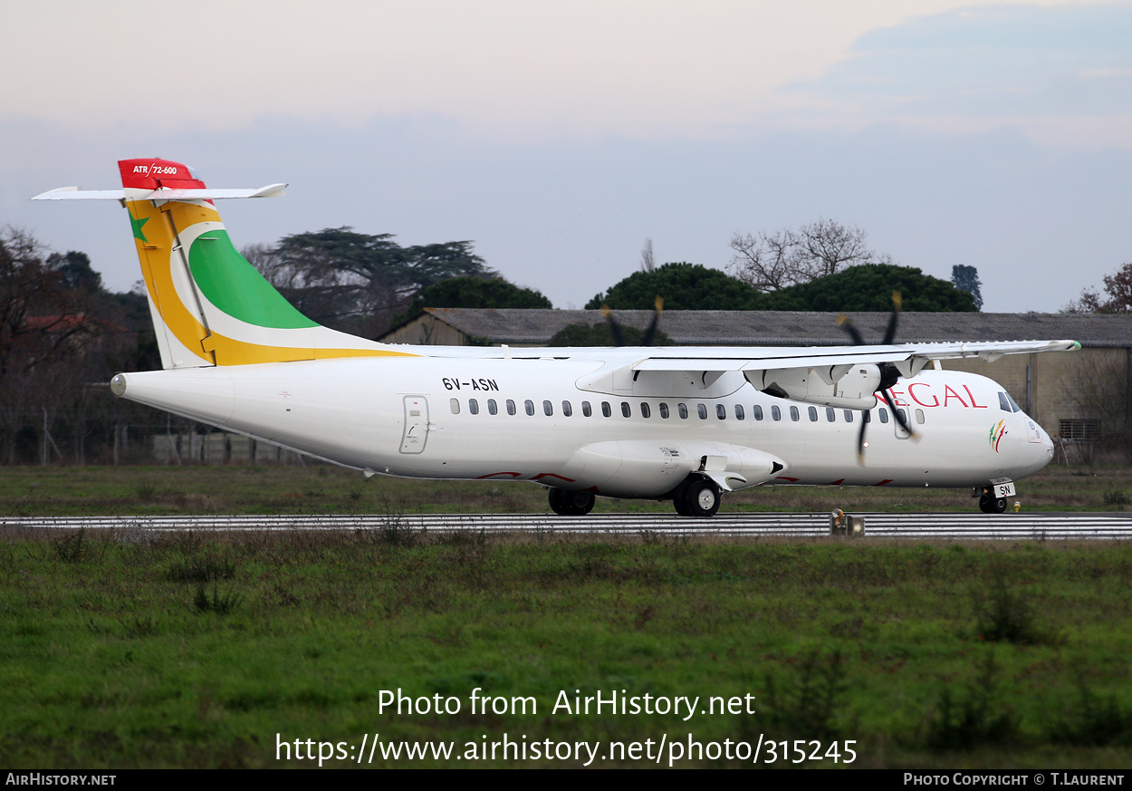 Aircraft Photo of 6V-ASN | ATR ATR-72-600 (ATR-72-212A) | Air Senegal | AirHistory.net #315245