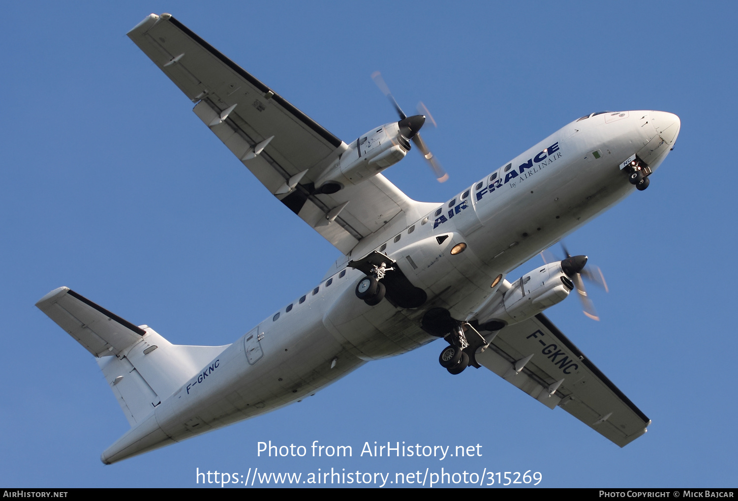 Aircraft Photo of F-GKNC | ATR ATR-42-300 | Air France | AirHistory.net #315269