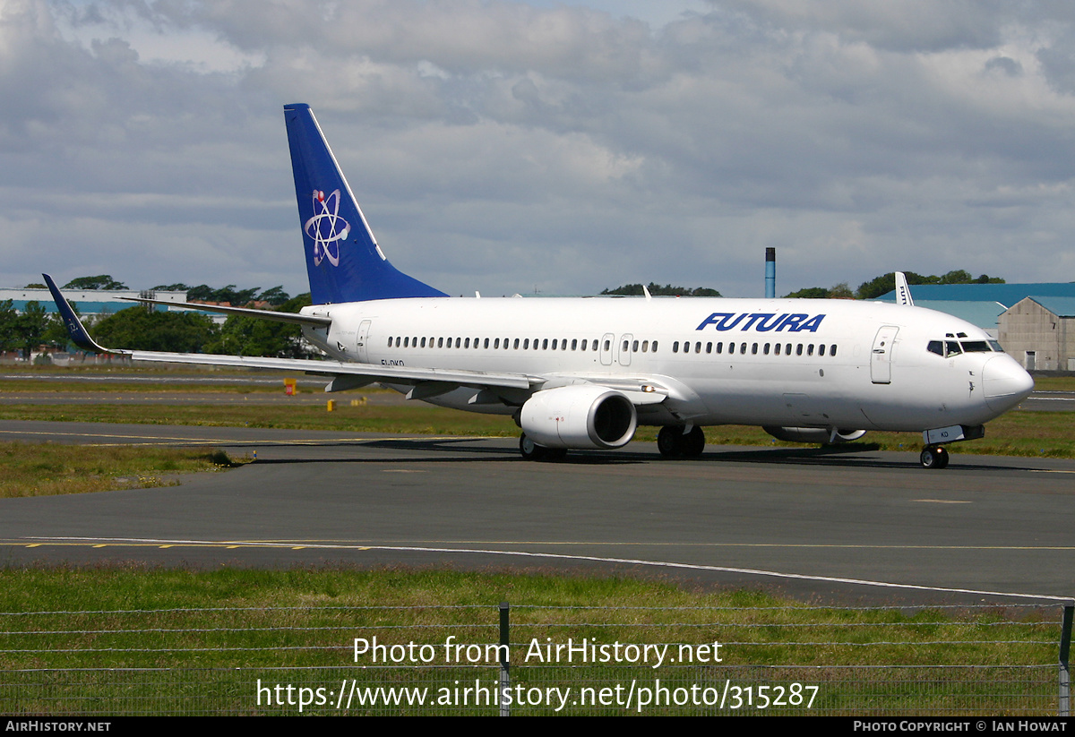 Aircraft Photo of EI-DKD | Boeing 737-86N | Futura International Airways | AirHistory.net #315287