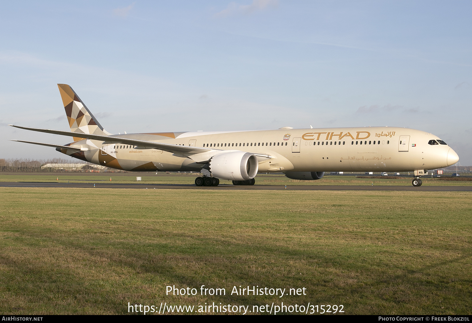 Aircraft Photo of A6-BMA | Boeing 787-10 Dreamliner | Etihad Airways | AirHistory.net #315292