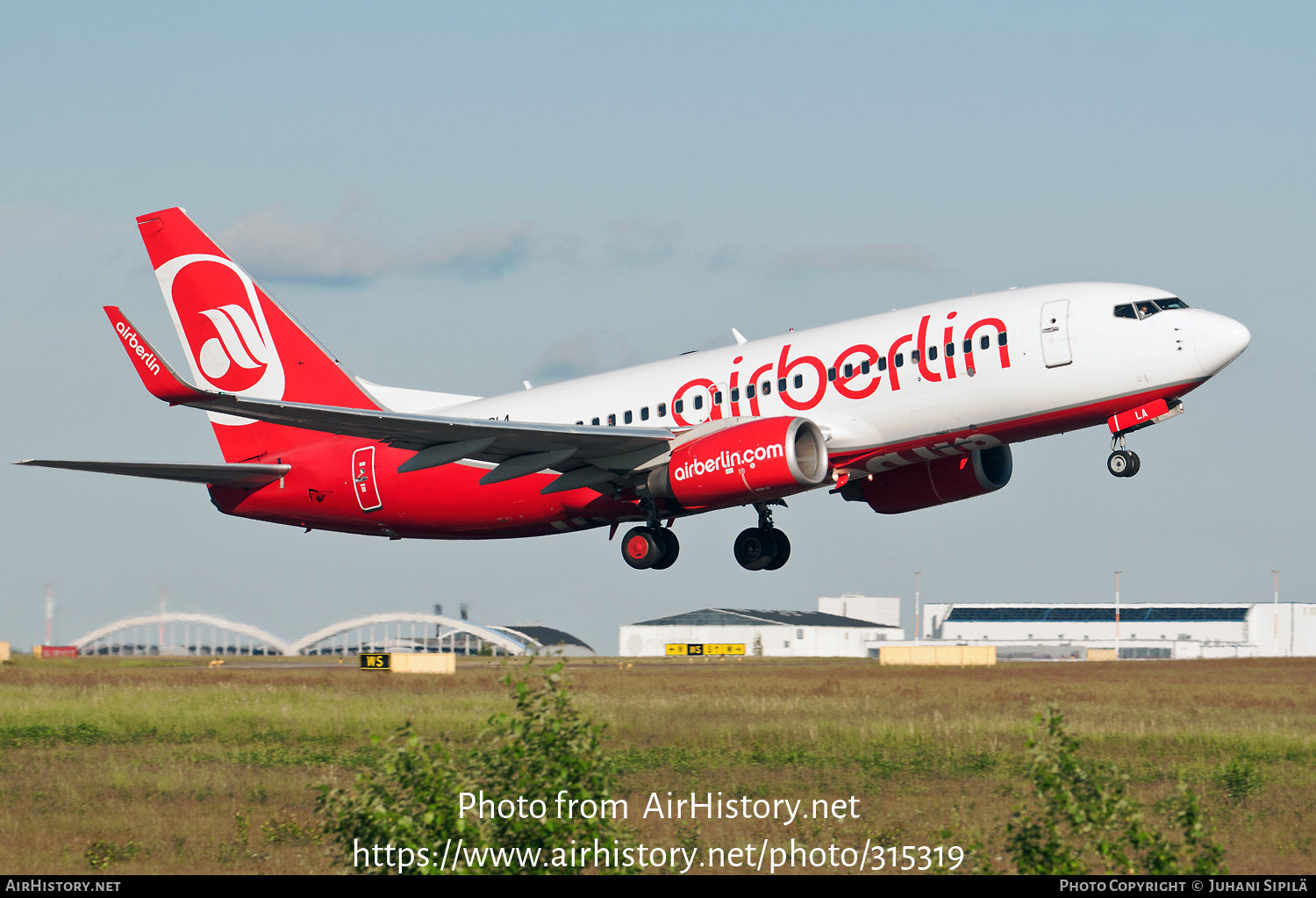 Aircraft Photo of D-ABLA | Boeing 737-76J | Air Berlin | AirHistory.net #315319