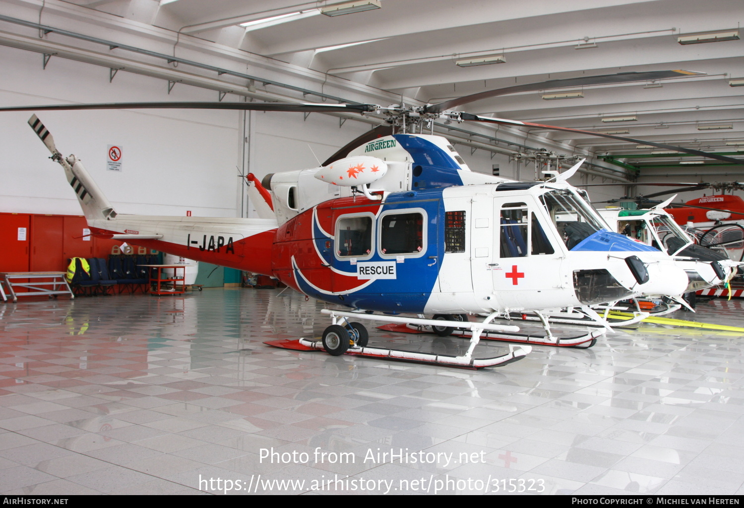 Aircraft Photo of I-JAPA | Bell 412EP | Airgreen | AirHistory.net #315323