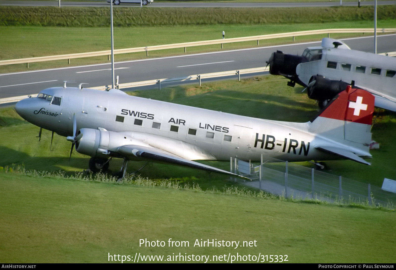 Aircraft Photo of HB-IRN | Douglas C-53B Skytrooper | Swissair - Swiss Air Lines | AirHistory.net #315332