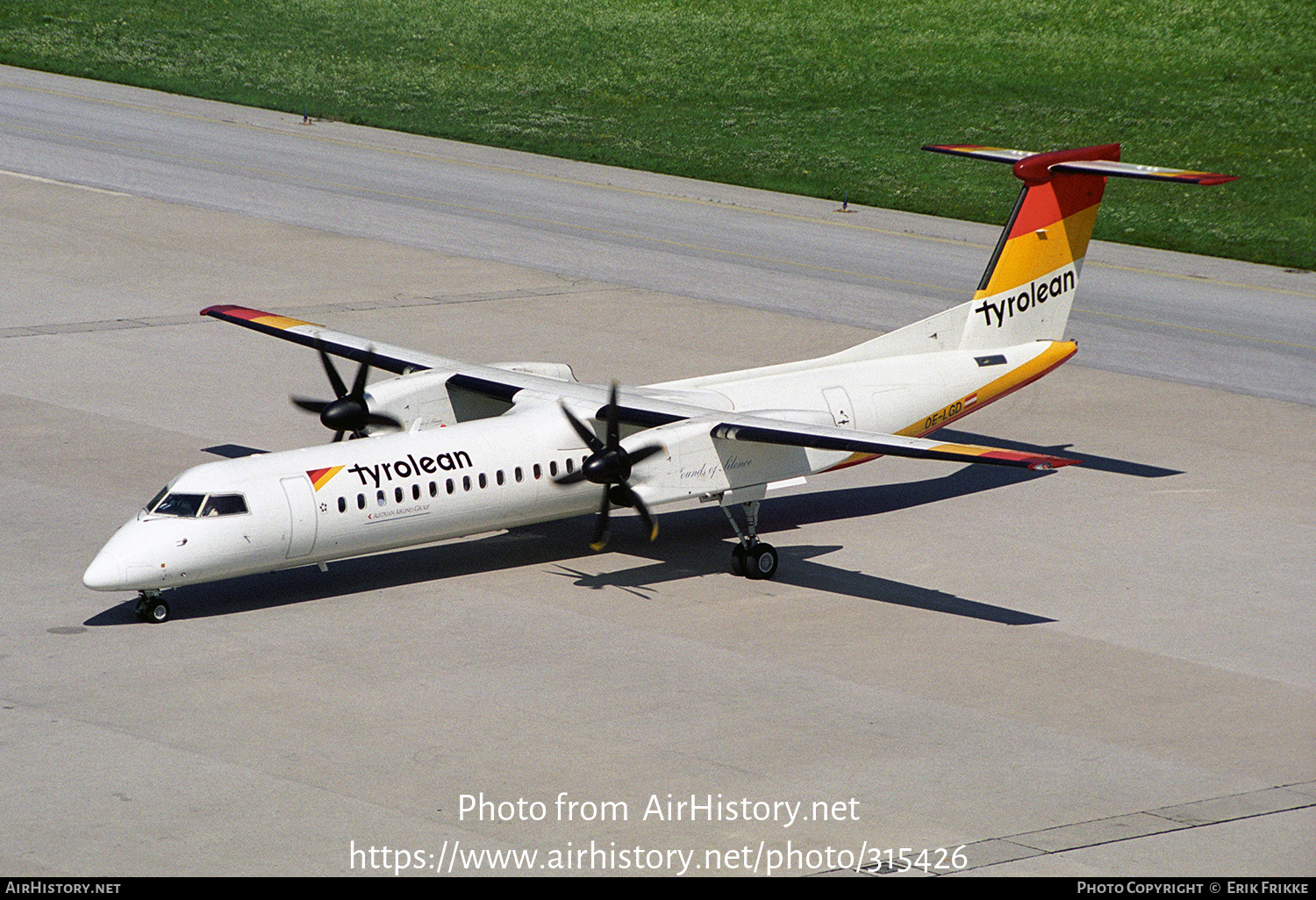 Aircraft Photo of OE-LGD | Bombardier DHC-8-402 Dash 8 | Tyrolean Airways | AirHistory.net #315426