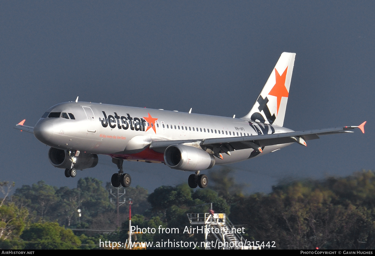 Aircraft Photo of VH-VFI | Airbus A320-232 | Jetstar Airways | AirHistory.net #315442