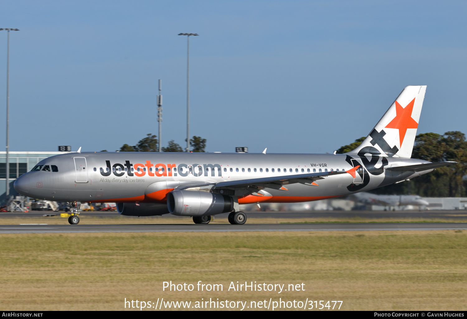 Aircraft Photo of VH-VGR | Airbus A320-232 | Jetstar Airways | AirHistory.net #315477