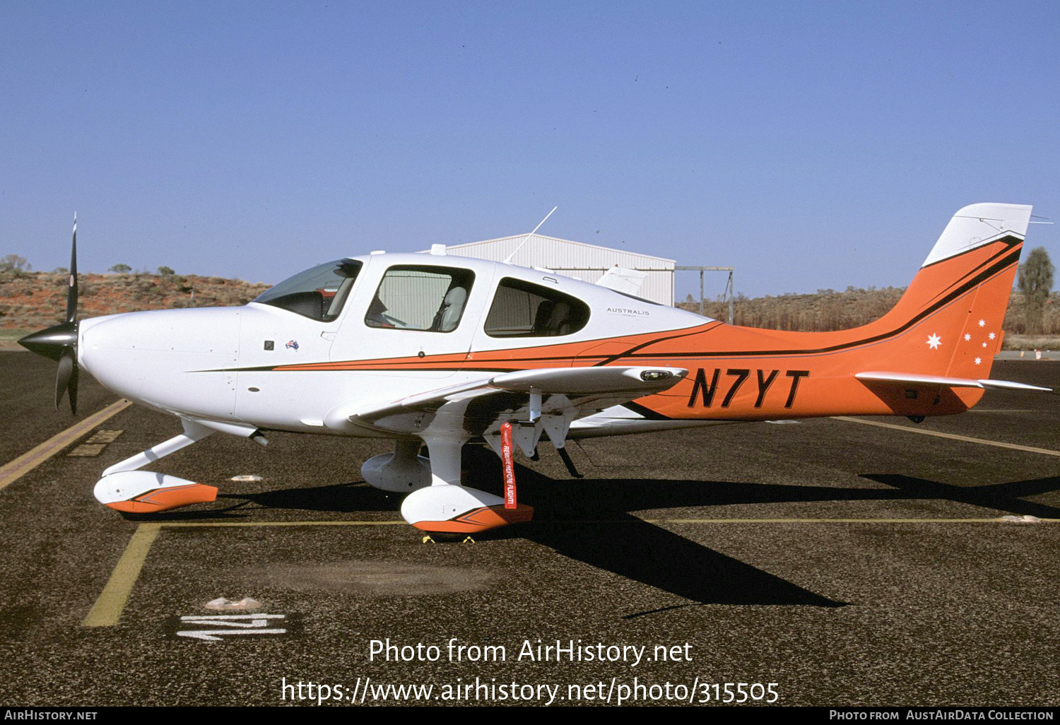 Aircraft Photo of N7YT | Cirrus SR-22 G5 Australis | AirHistory.net #315505