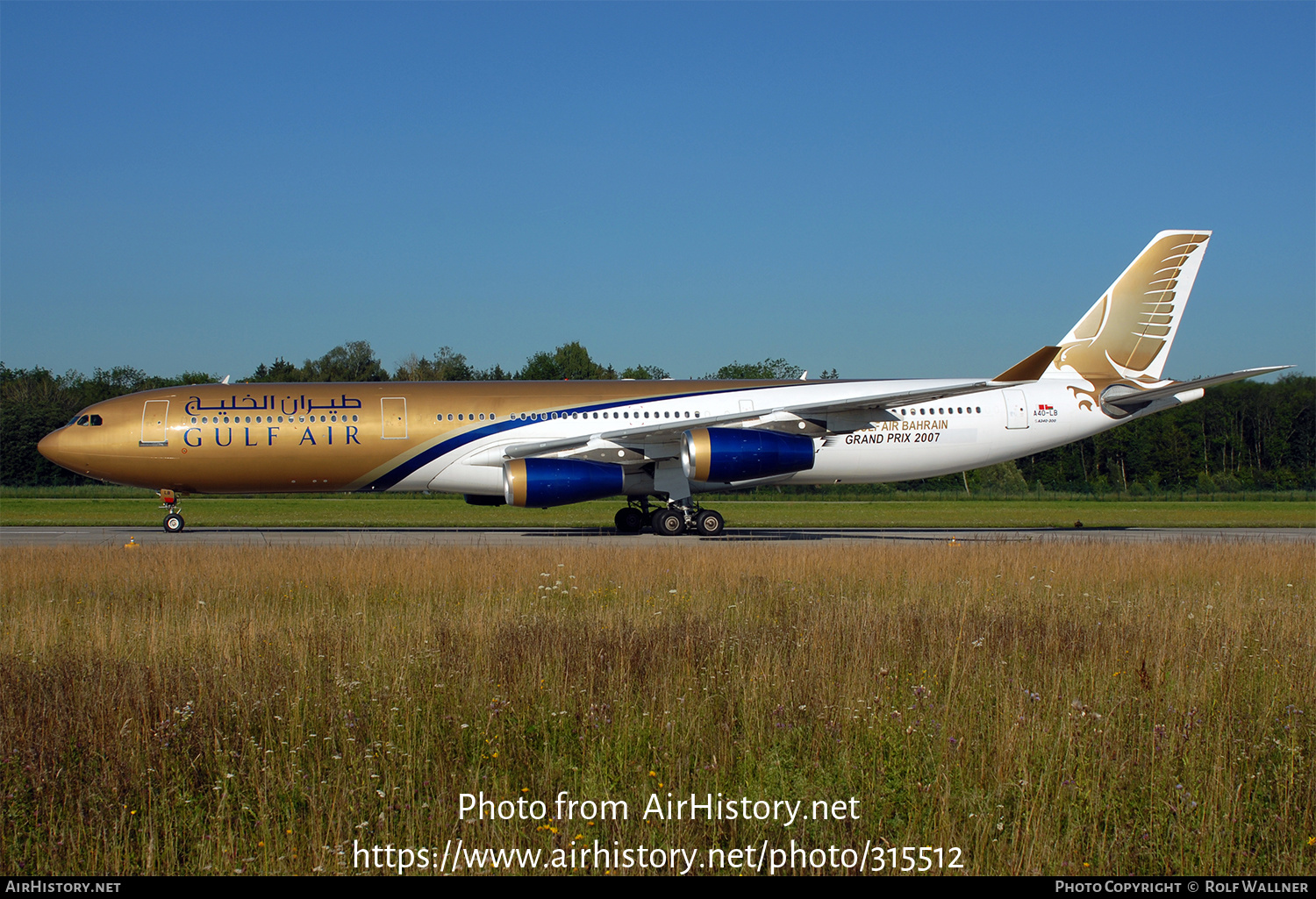 Aircraft Photo of A4O-LB | Airbus A340-312 | Gulf Air | AirHistory.net #315512