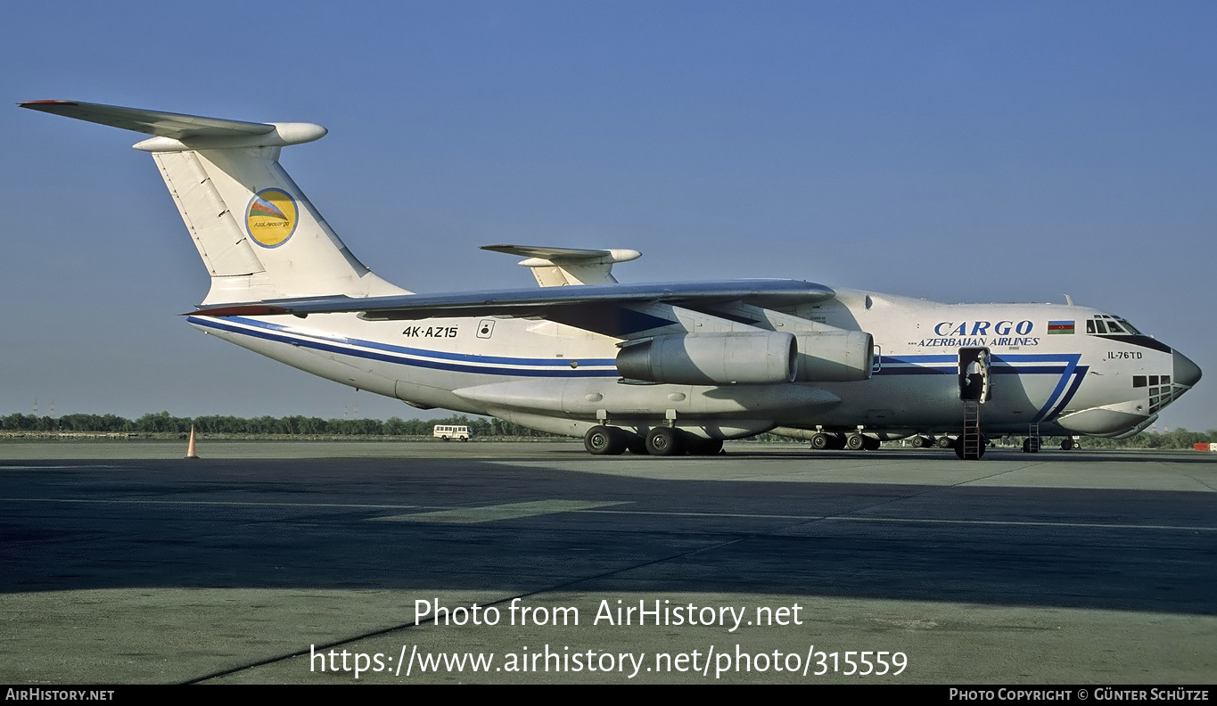 Aircraft Photo of 4K-AZ15 | Ilyushin Il-76TD | Azerbaijan Airlines - AZAL - AHY Cargo | AirHistory.net #315559