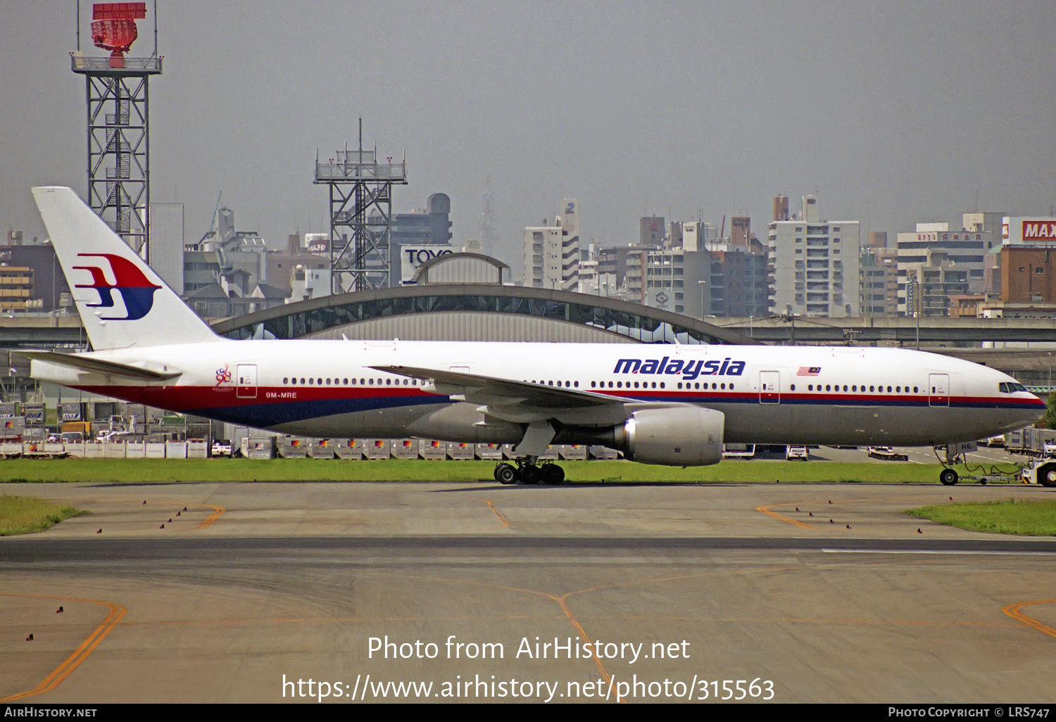 Aircraft Photo of 9M-MRE | Boeing 777-2H6/ER | Malaysia Airlines | AirHistory.net #315563