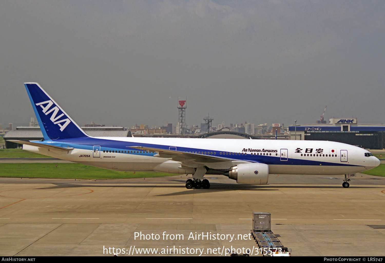 Aircraft Photo of JA705A | Boeing 777-281 | All Nippon Airways - ANA | AirHistory.net #315573