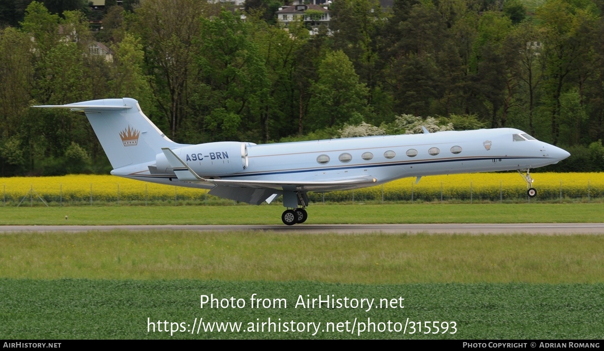 Aircraft Photo of A9C-BRN | Gulfstream Aerospace G-V-SP Gulfstream G550 | Bahrain Royal Flight | AirHistory.net #315593