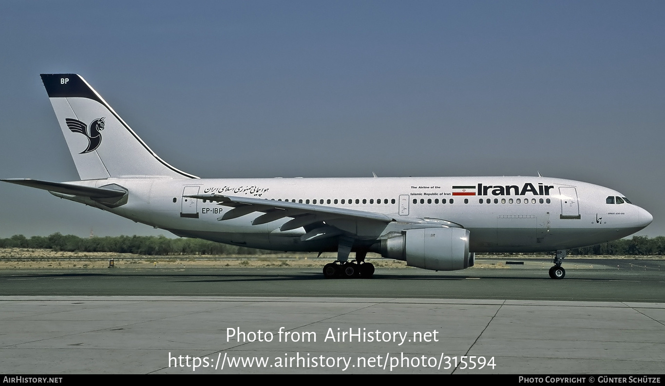 Aircraft Photo of EP-IBP | Airbus A310-203 | Iran Air | AirHistory.net #315594