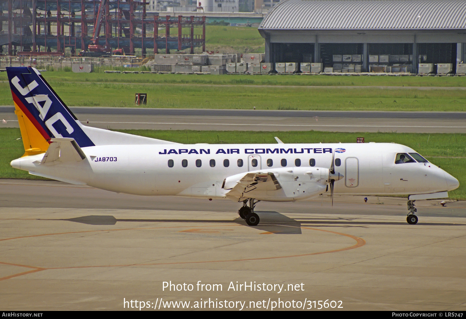 Aircraft Photo of JA8703 | Saab 340B | Japan Air Commuter - JAC | AirHistory.net #315602