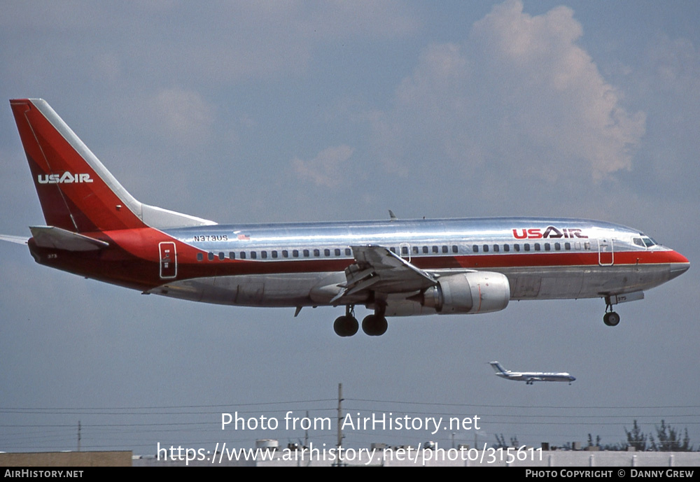 Aircraft Photo of N373US | Boeing 737-3B7 | USAir | AirHistory.net #315611