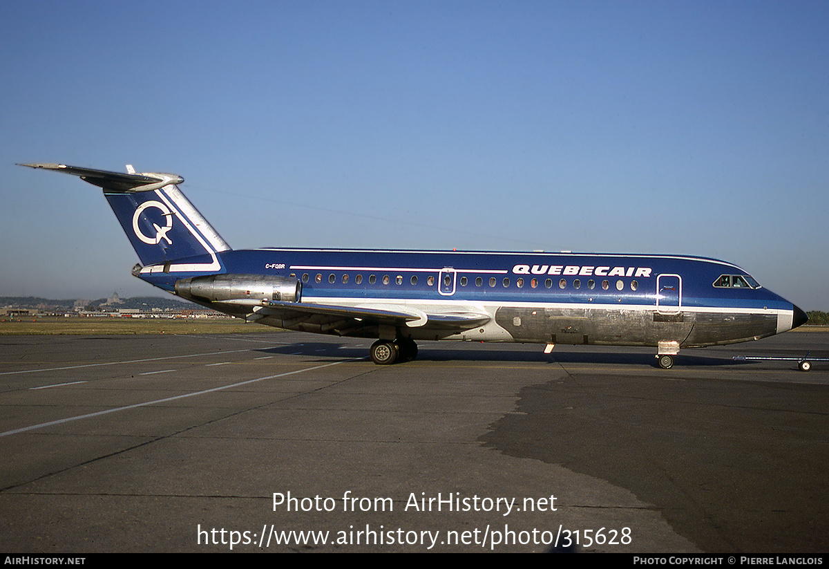 Aircraft Photo of C-FQBR | BAC 111-402AP One-Eleven | Quebecair | AirHistory.net #315628