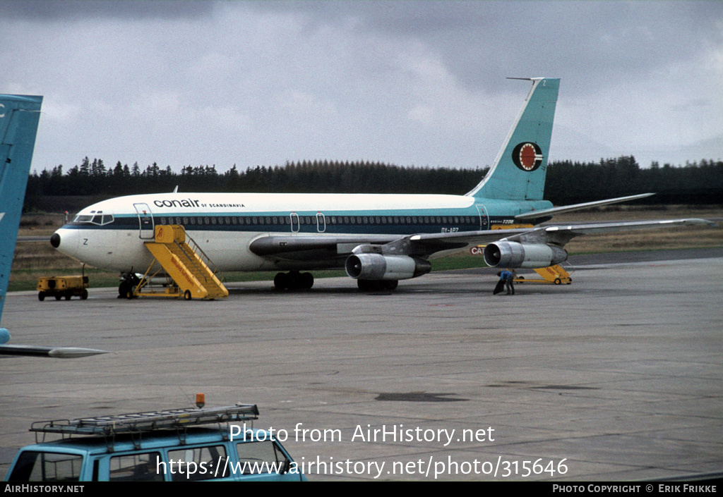 Aircraft Photo of OY-APZ | Boeing 720-051B | Conair of Scandinavia | AirHistory.net #315646