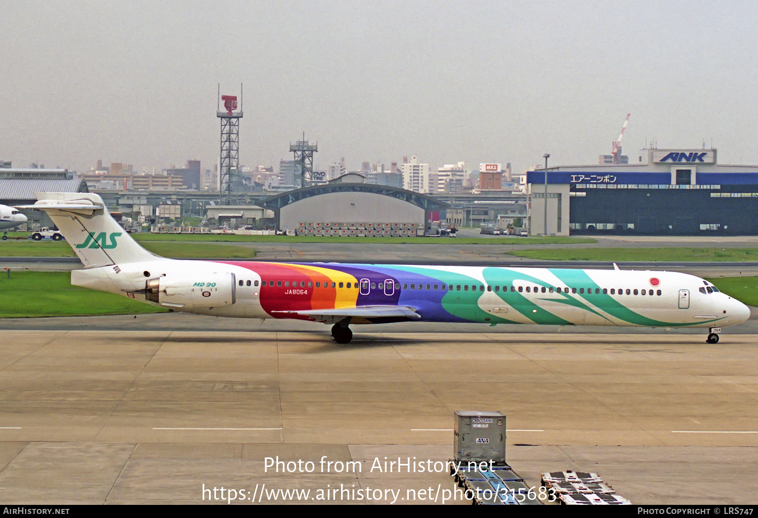 Aircraft Photo of JA8064 | McDonnell Douglas MD-90-30 | Japan Air System - JAS | AirHistory.net #315683