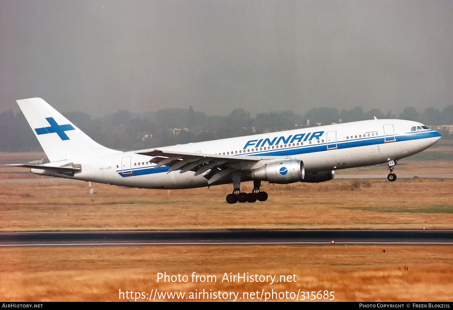 Aircraft Photo of OH-LAB | Airbus A300B4-203FF | Finnair | AirHistory.net #315685