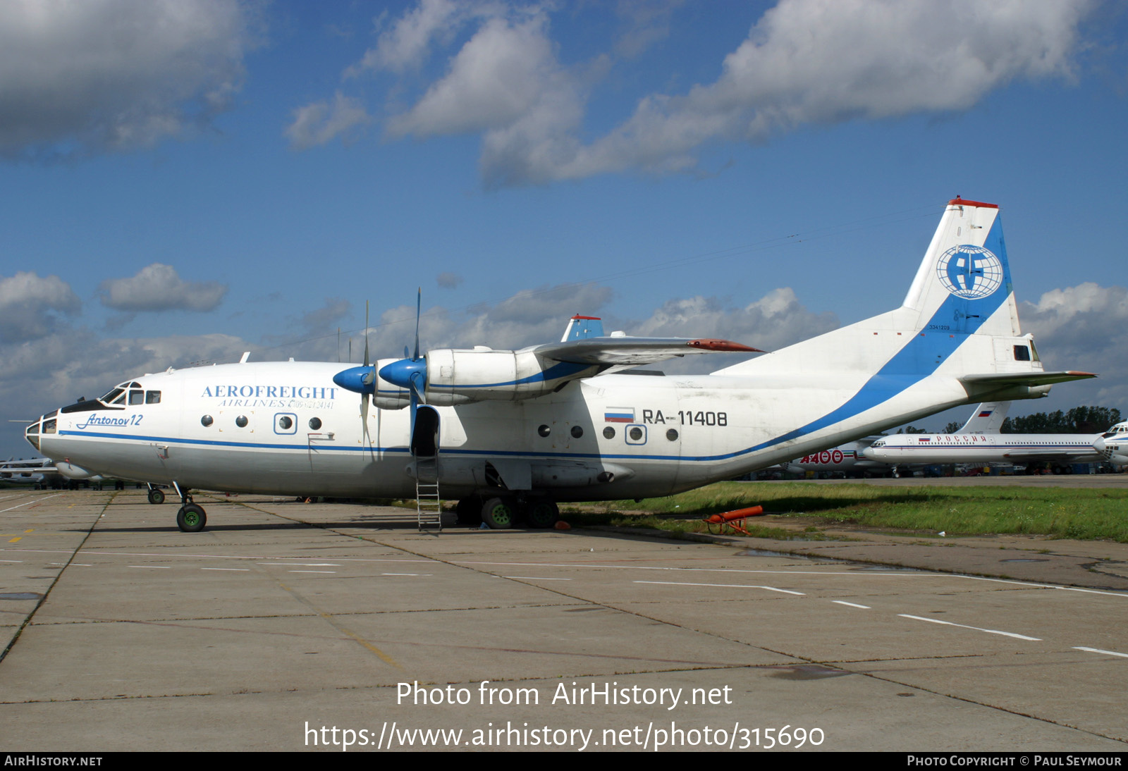 Aircraft Photo of RA-11408 | Antonov An-12B | Aerofreight Airlines | AirHistory.net #315690