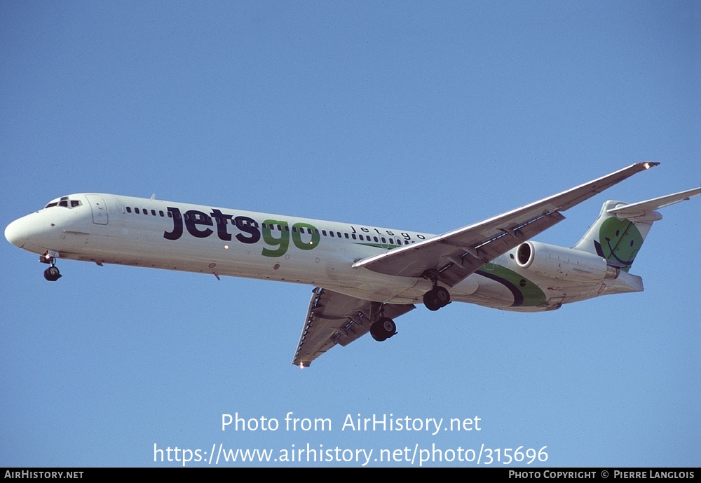 Aircraft Photo of C-FKLY | McDonnell Douglas MD-83 (DC-9-83) | Jetsgo | AirHistory.net #315696