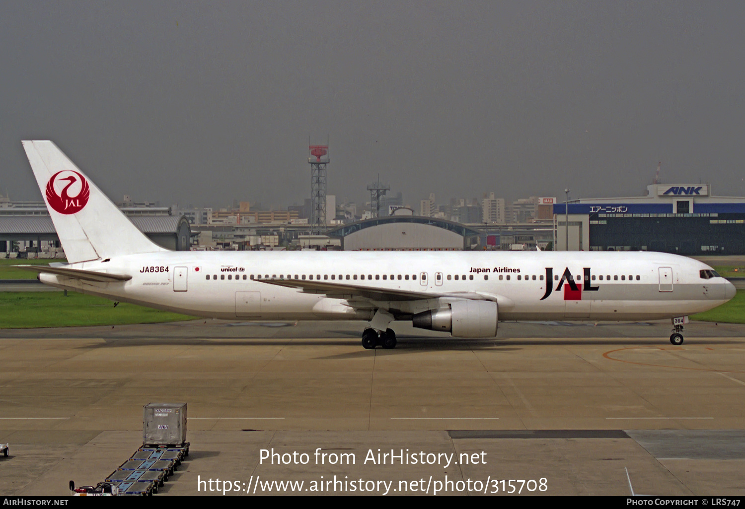 Aircraft Photo of JA8364 | Boeing 767-346 | Japan Airlines - JAL | AirHistory.net #315708