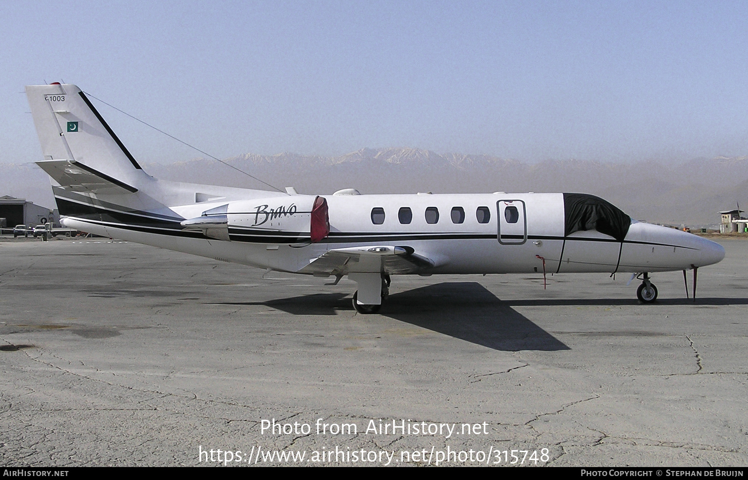 Aircraft Photo of 1003 | Cessna 550 Citation II | Pakistan - Air Force | AirHistory.net #315748